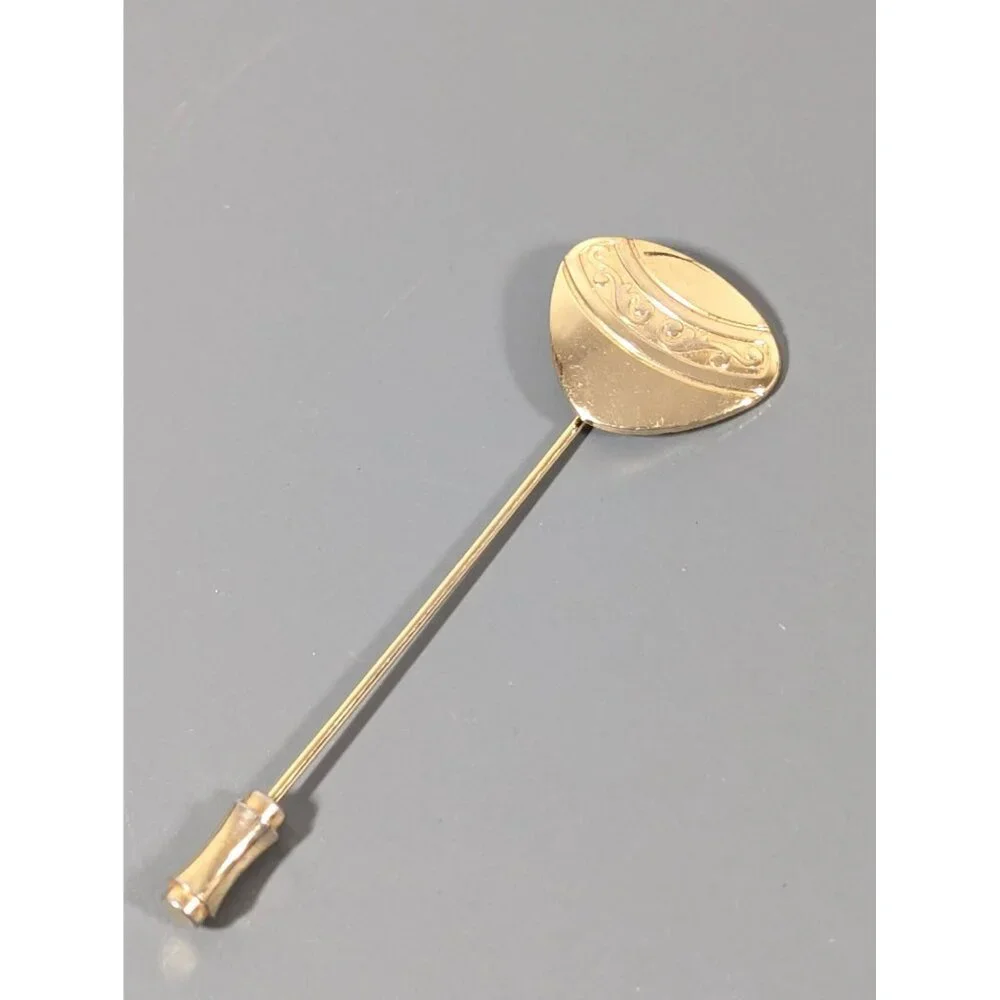 Vintage Gold Tone Scroll Stick Pin Classic‎